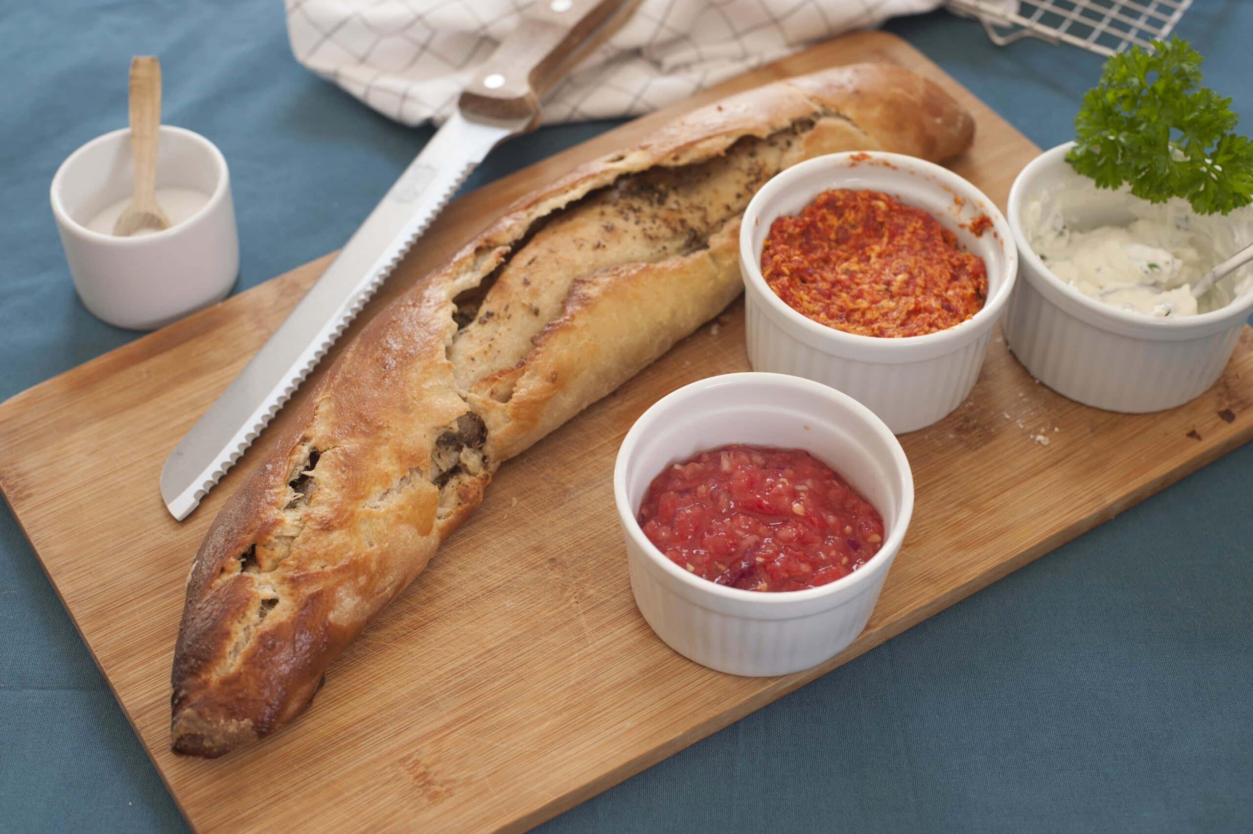 Kräuterbutter Baguette