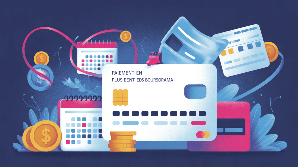 boursorama paiement en plusieurs fois carte et calendrier