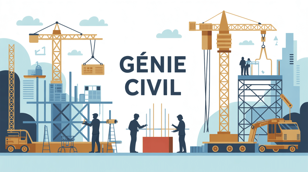 spie batignolles génie civil chantier illustration vectorielle