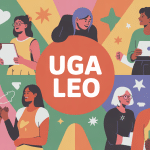 Groupe d'étudiants UGA Uga Leo en discussion vivante