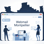 illustration webmail montpellier interface sécurisée