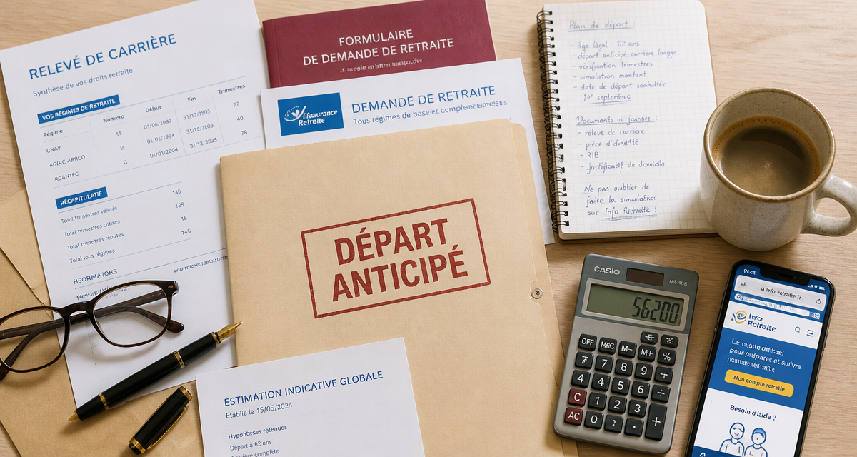 Astuce partir en retraite plus tôt, dossier départ anticipé