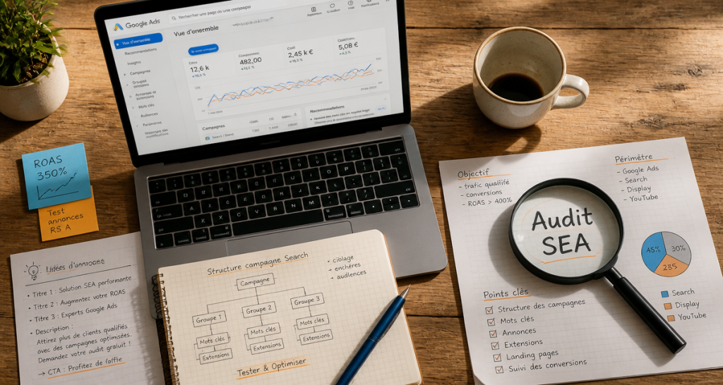 audit sea bureau vue dessus