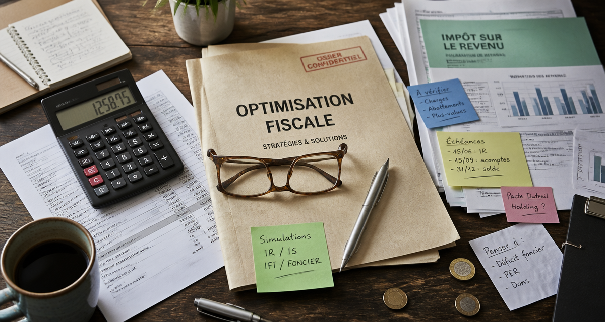 optimisation fiscale définition, bureau et documents fiscaux