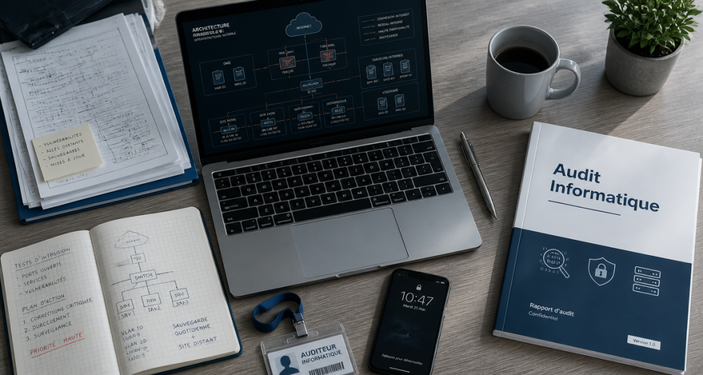 audit en informatique vue bureau