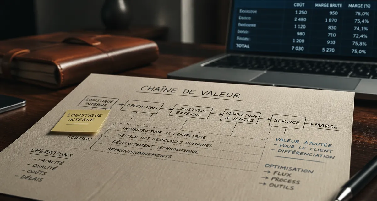 La chaine de valeur de porter : leviers stratégiques pour maximiser la rentabilité