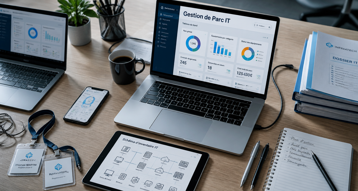 solution de gestion de parc informatique sur bureau connecté