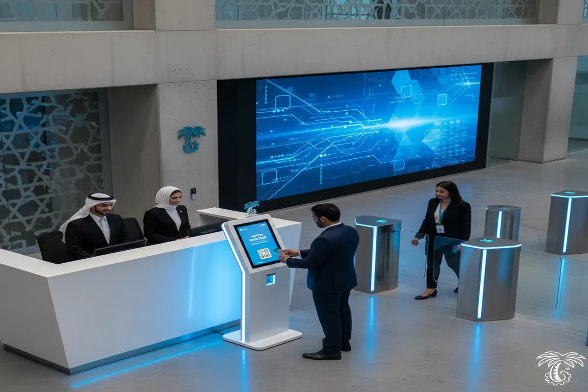 من إجراءات السيطرة على الدخول والخروج في المنشأة