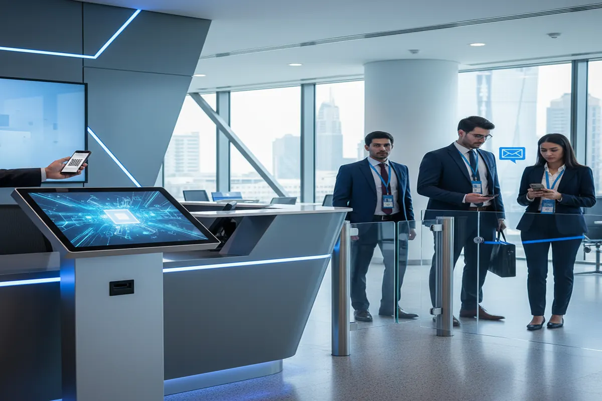 إشعار المضيف بوصول الزائر