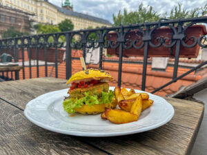 Vegan restaurant near Prague Castle