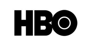 HBO logo displayed on a white background, representing the HBO television network and its brand identity.
