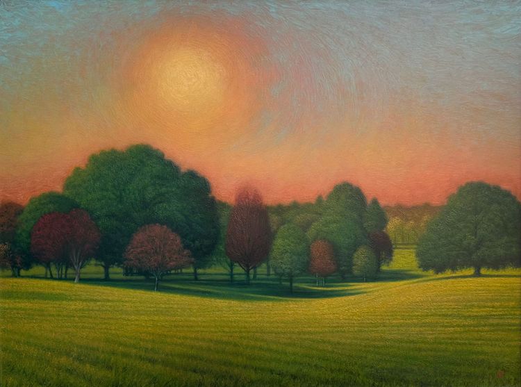 Painting by John English