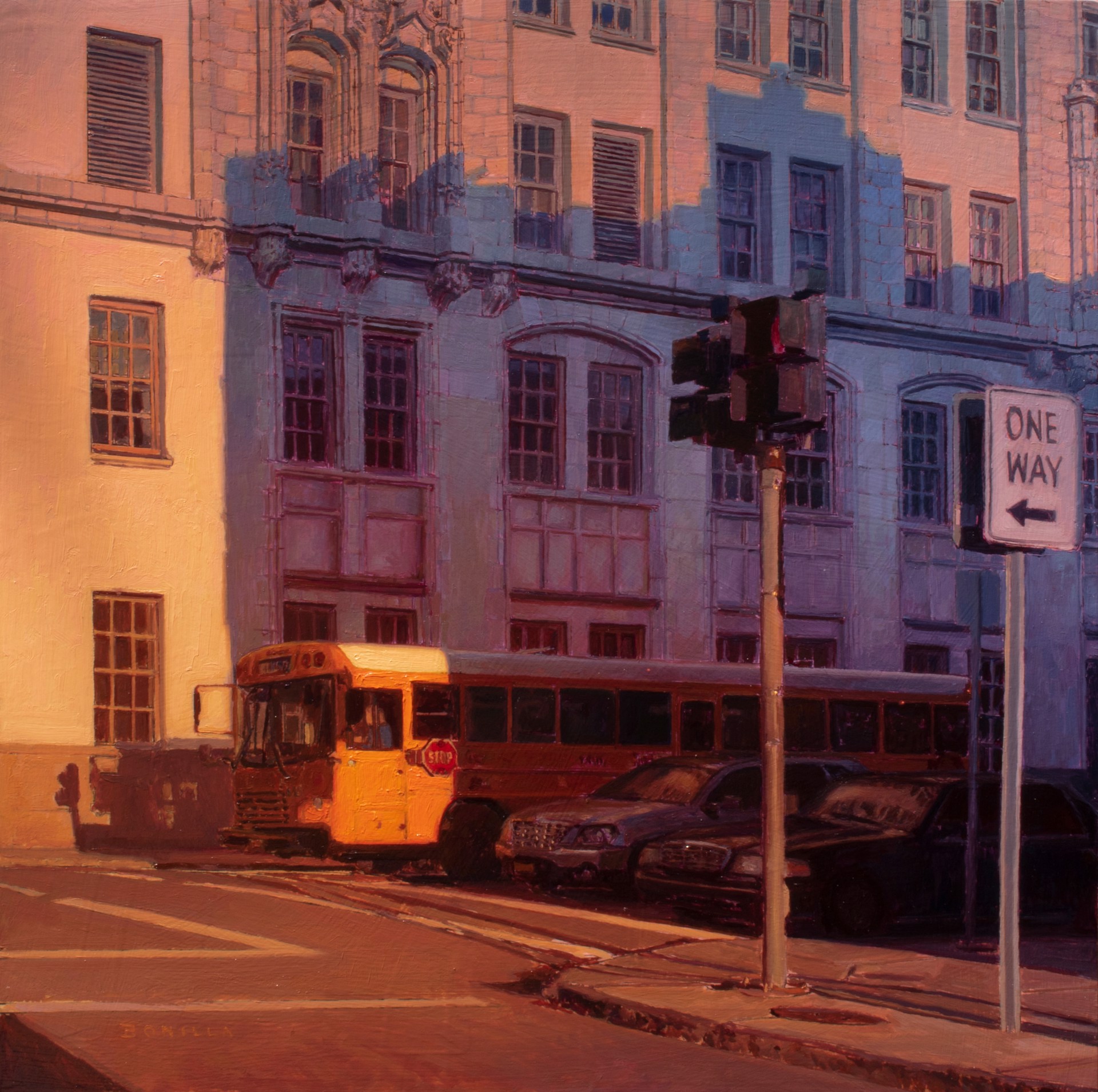 Oil painting by Raymond Bonilla