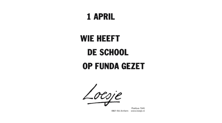 1 april ideeën voor de les