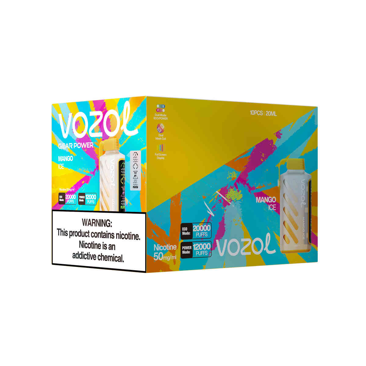 Vozol Gear Power 20000 Mango Ice – Bild 3
