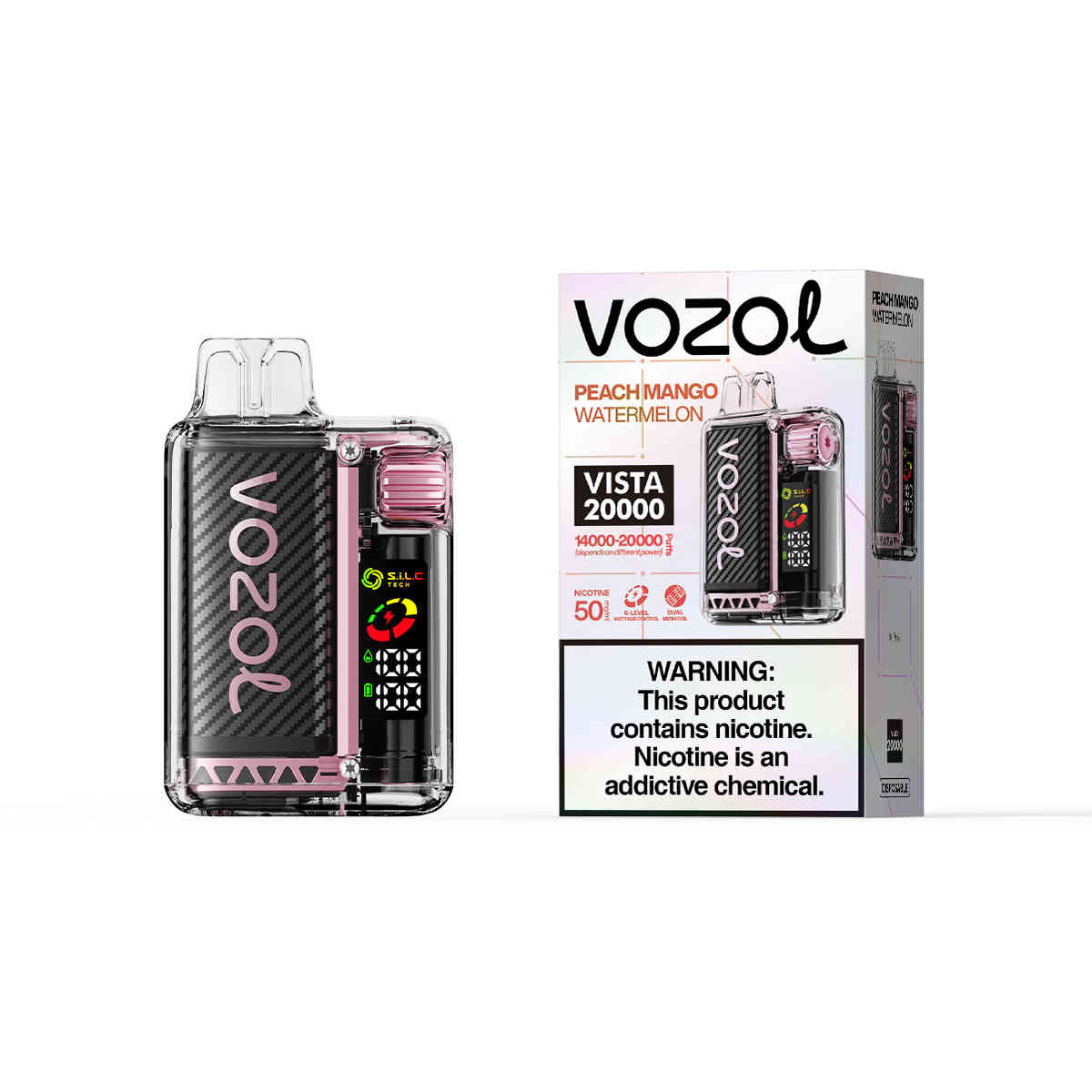 Vozol Vista 20000 Peach Mango Watermelon