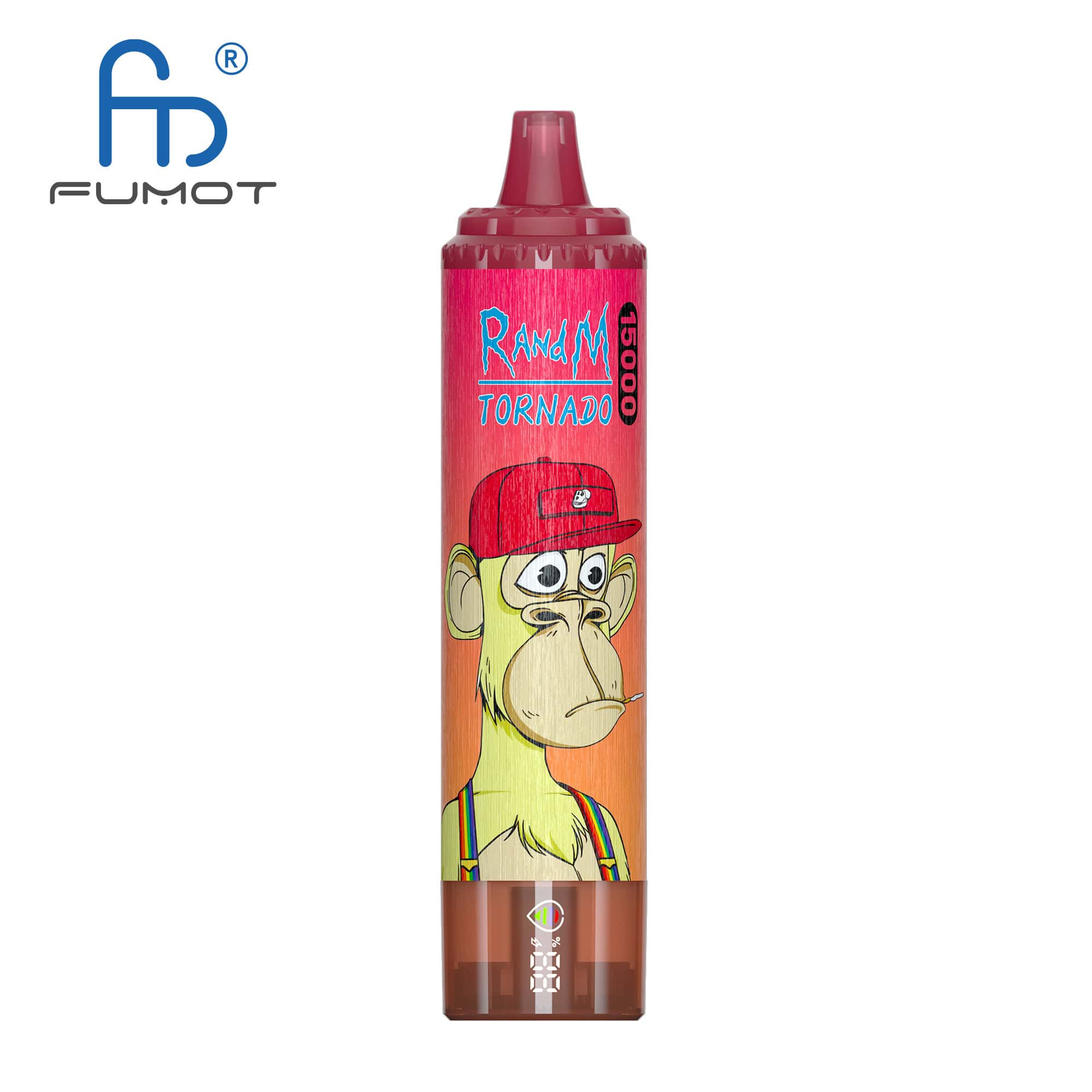 RandM Tornado 15000 Strawberry Red Bull – Bild 2