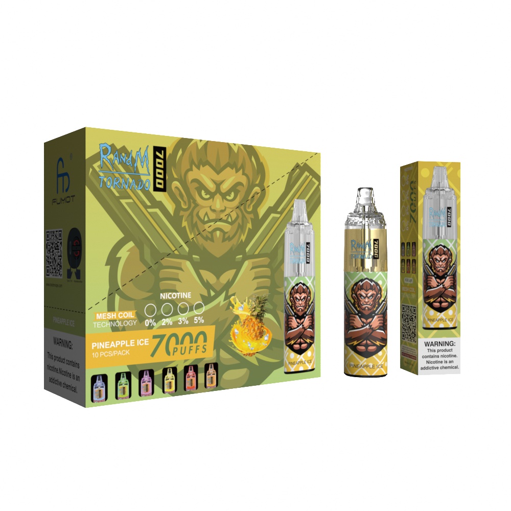 RandM Tornado 7000 Pineapple Ice - Imagen 3