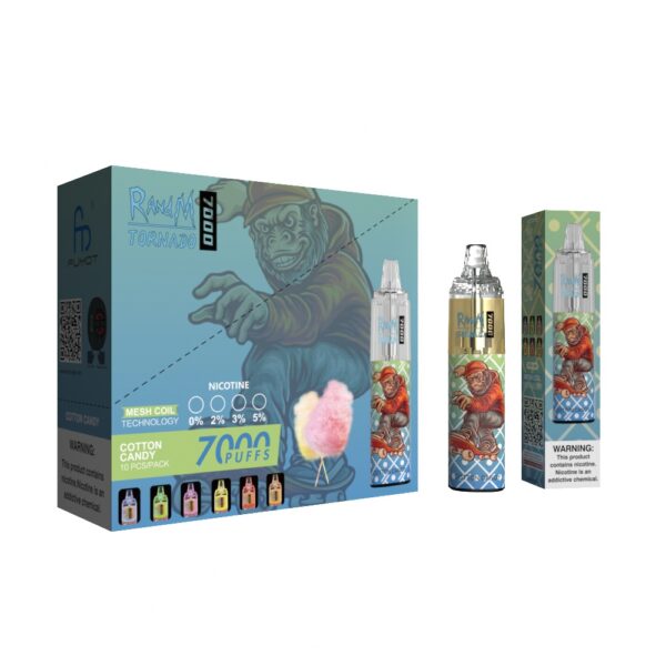 RandM Tornado 7000 Cotton Candy E-Zigarette