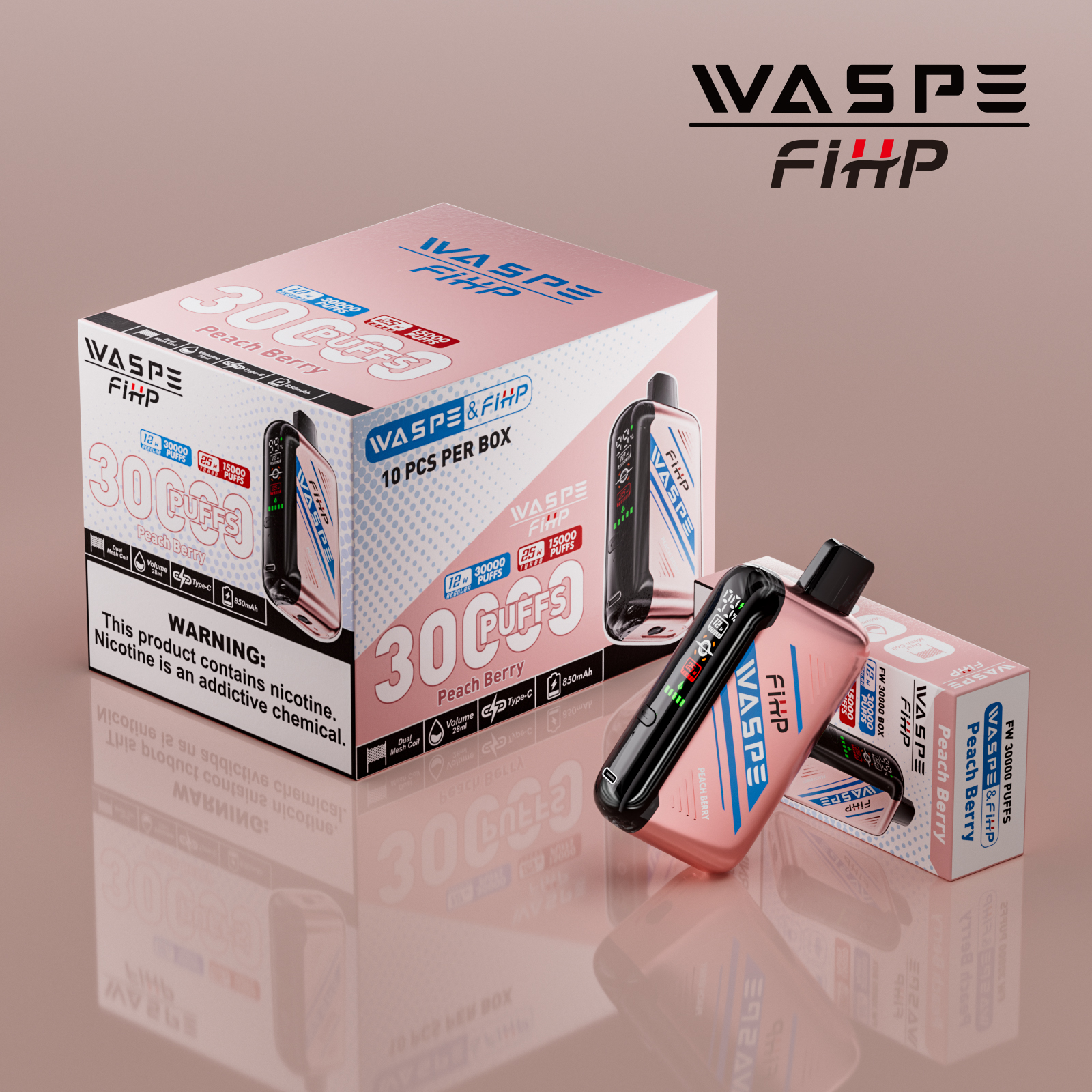 WASPE 30000 Peach Berry