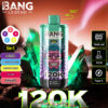 Bang Legend 120K Blueberry Raspberry/Black Dragon Ice/Rainbow Candy/Fuji Ice/Watermelon Sour Peach