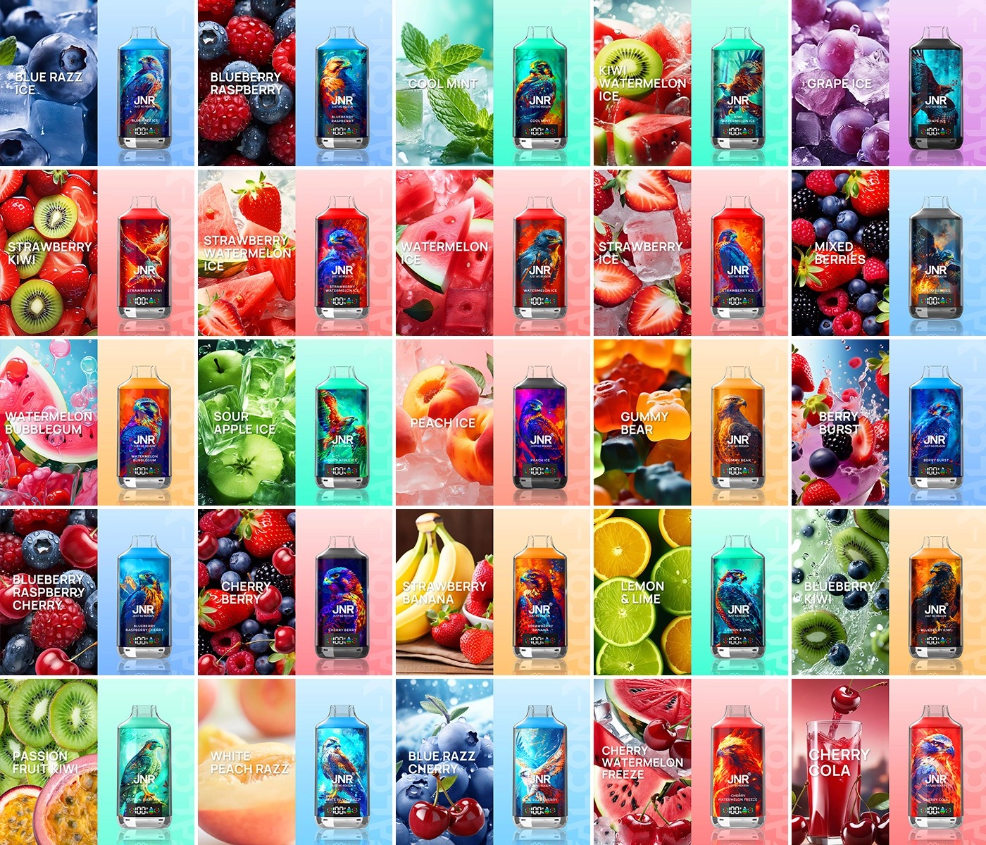 JNR Falcon X 18000 Watermelon Lychee