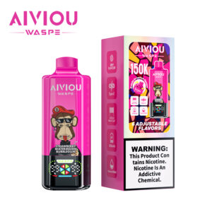 Alternativ visning af WASPE 6-in-1 150000 Strawberry Watermelon Bubblegum/Sour Mango Ice/Strawberry Grape Ice
