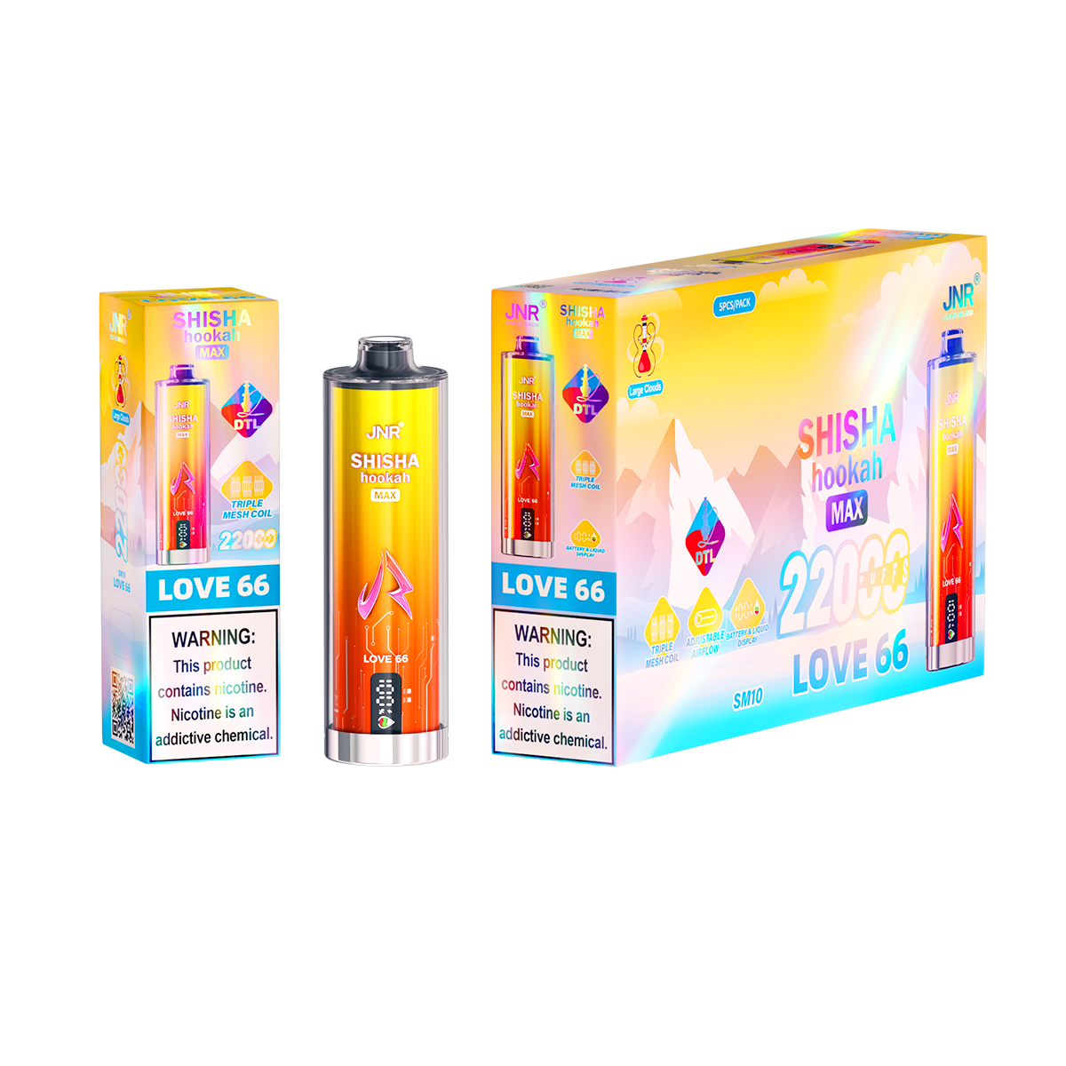 JNR Shisha Max 22000 Love 66