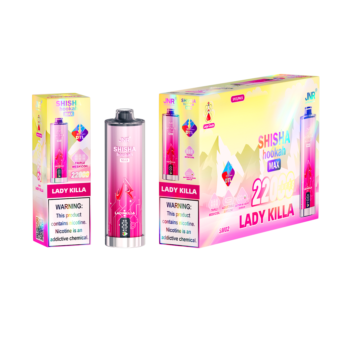 JNR Shisha Max 22000 Lady Killa