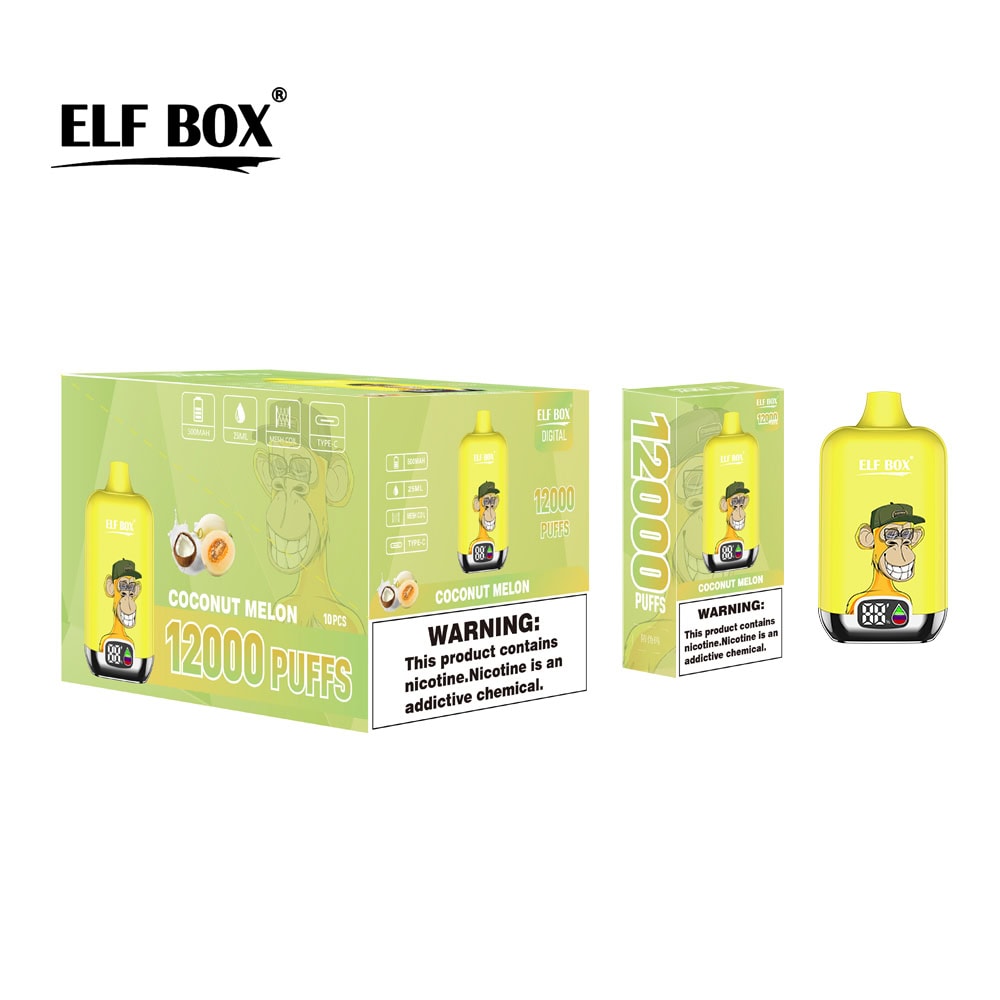 ELF BOX Digital 12000 Coconut Melon