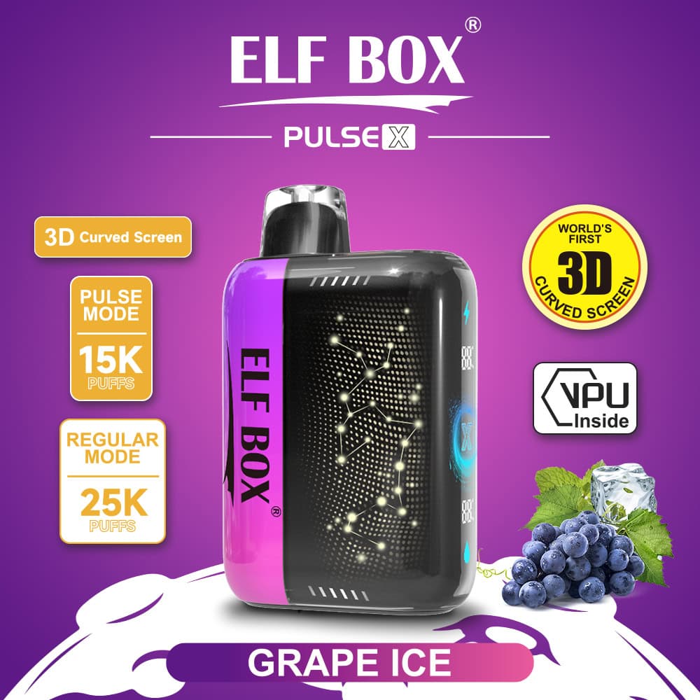 ELF BOX PULSE X 25000 Grape Ice