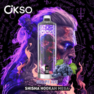 OKSO Shisha Hookah Mega 50000 Grape Ice