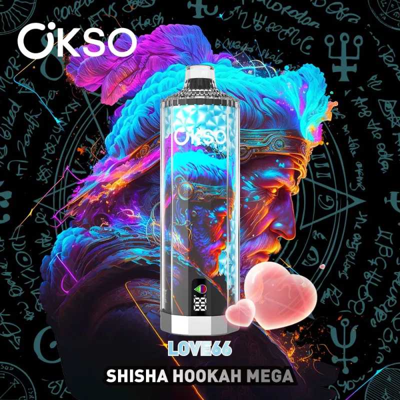 OKSO Shisha Hookah Mega 50000 Love 66