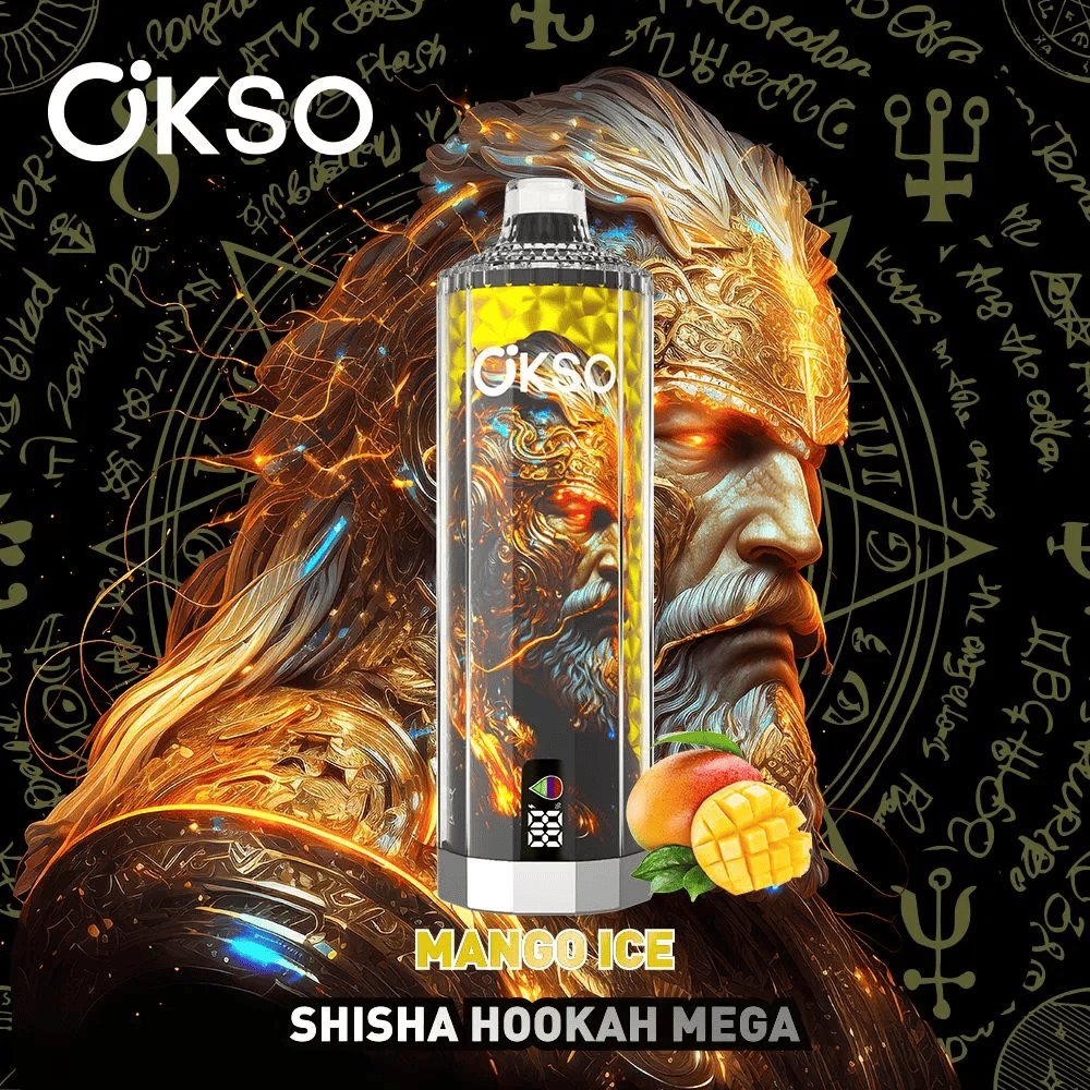 OKSO Shisha Hookah Mega 50000 Mango Ice
