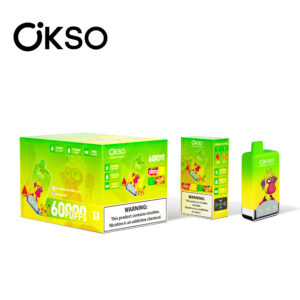OKSO Double Flavor 60000 Watermelon Bubble Gum/Mixed Fruit