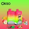 OKSO Double Flavor 60000 Watermelon Ice/Peach Mango