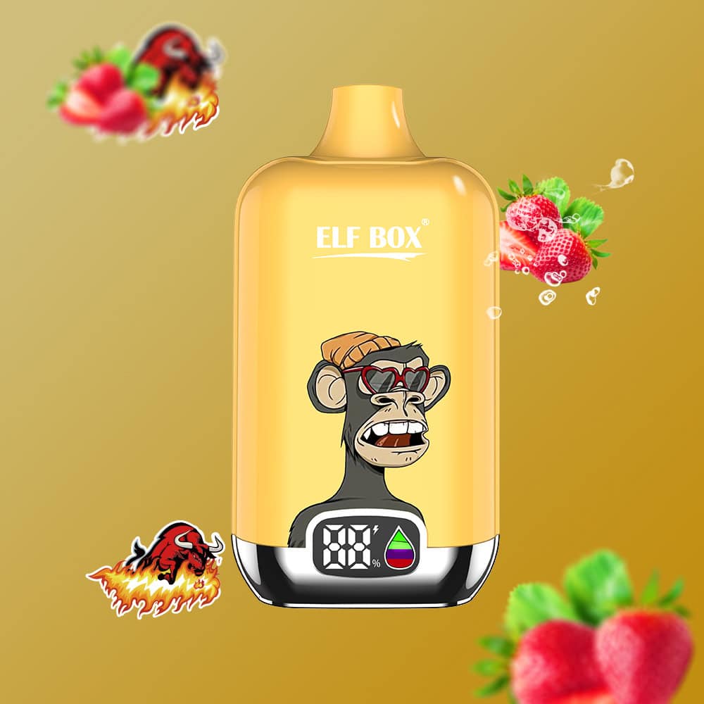 ELF BOX Digital 12000 Strawberry Blast