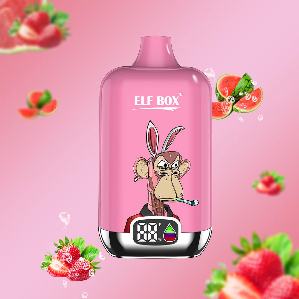 ELF BOX Digital 12000 Strawberry Watermelon