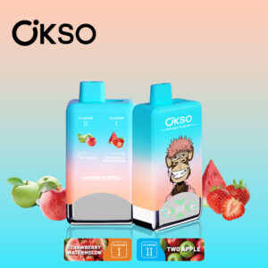 OKSO Double Flavor 60000 Strawberry Watermelon/Two Apple