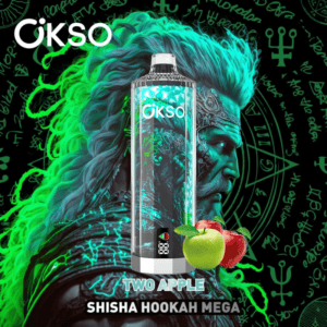 OKSO Shisha Hookah Mega 50000 Two Apple