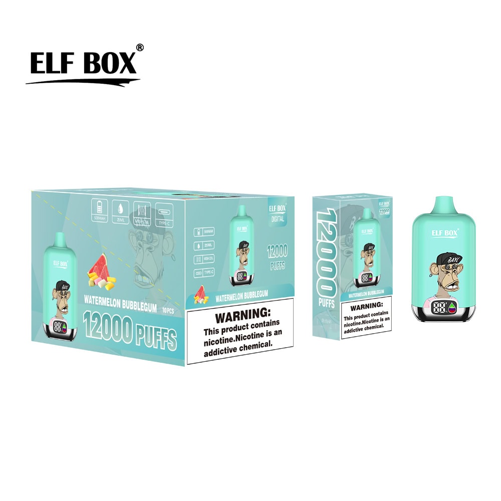 ELF BOX Digital 12000 Watermelon Bubblegum