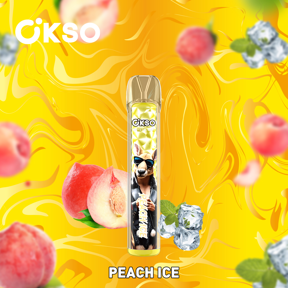 OKSO Crystal Bar 800 Peach Ice