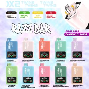 Razz Bar 40000 Blueberry Ice/Love 66