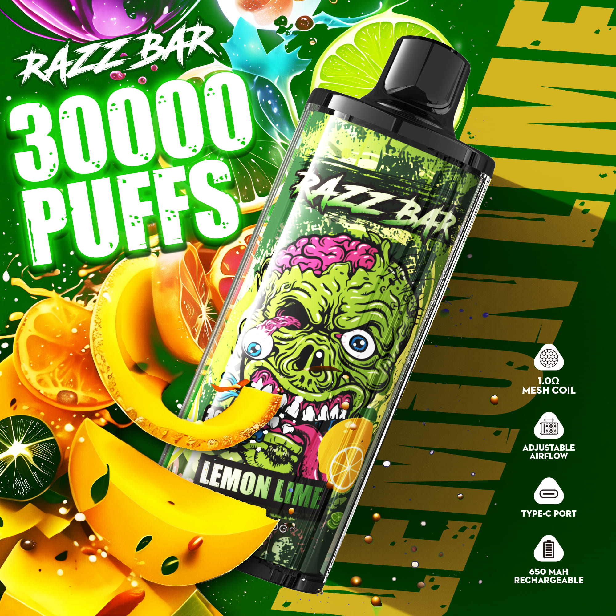 Razz Bar 30000 Sour Apple