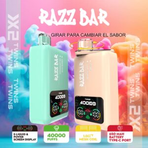 Razz Bar 40000 Peach Ice/Blueberry Ice