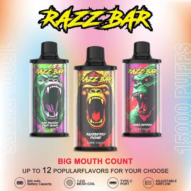 Razz Bar 15000 Peach Mango Pineapple