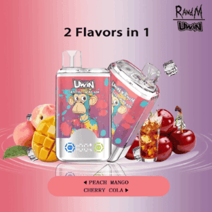 Uwin Crystal Twins 40000 Peach Mango/Cherry Cola