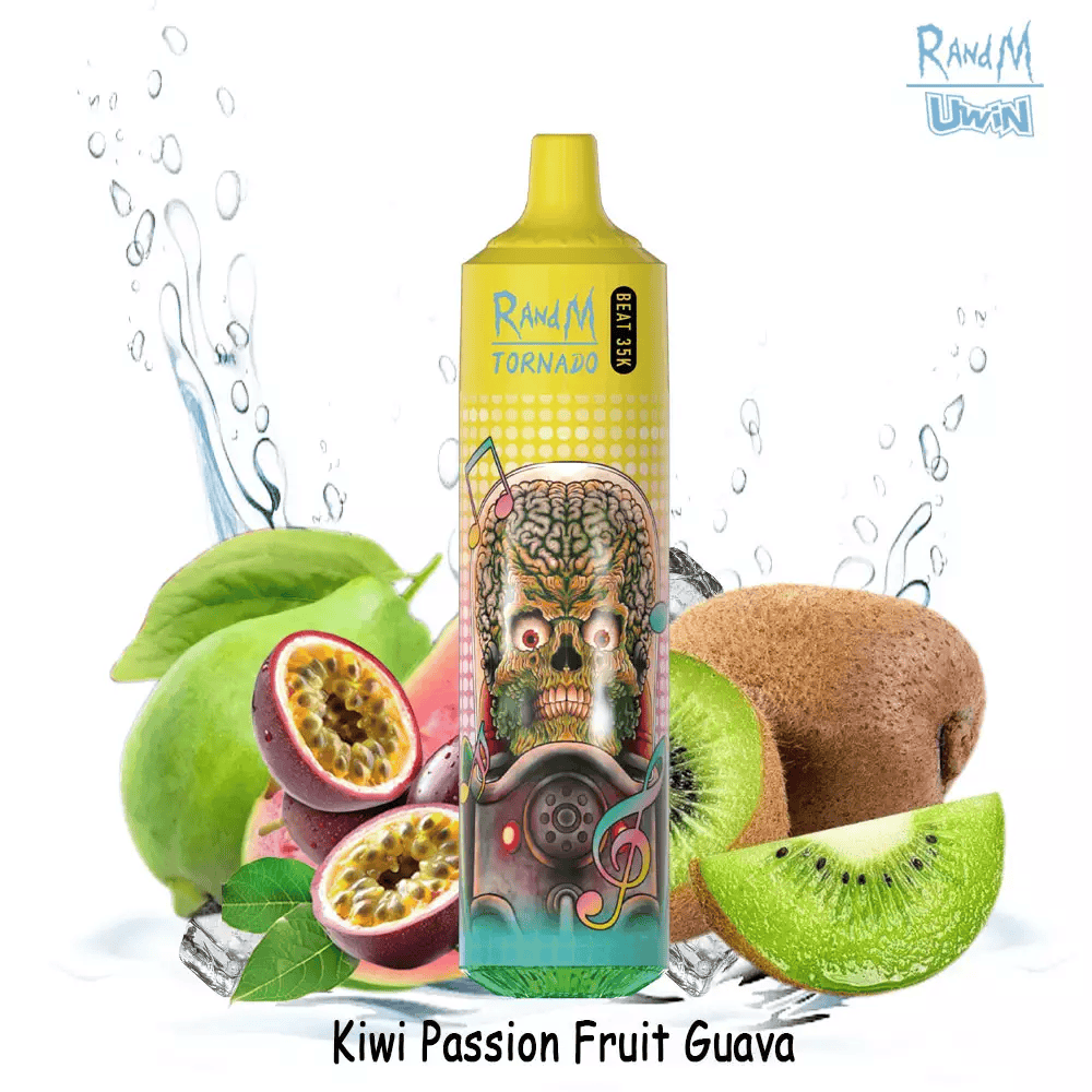 Uwin RandM Tornado Beat 35000 Kiwi Passion Fruit Guava