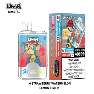 Uwin Crystal Twins 40000 Strawberry Watermelon/Lemon Lime