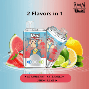Uwin Crystal Twins 40000 Strawberry Watermelon/Lemon Lime